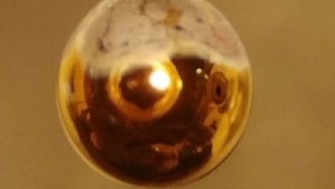 "¡Se puede ver a simple vista la transición!": Crean por primera vez un "agua metálica" y se hace dorada al recibir electrones libres (VIDEO)