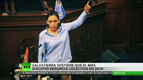 La expresidenta del Senado de Bolivia revela que su renuncia al cargo en 2019 no fue una decisión individual, sino conjunta