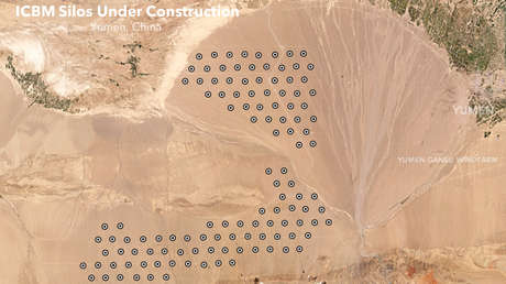 Imágenes satelitales muestran que China estaría construyendo más de 100 nuevos silos de misiles en el noroeste del país