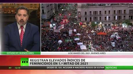 Argentina registra elevados índices de feminicidios en la primera mitad de 2021