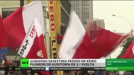 El Gobierno de Perú desestima el pedido de Keiko Fujimori de una auditoría de la segunda vuelta de las presidenciales