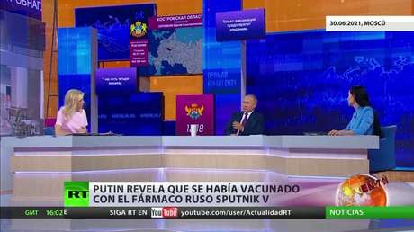 Putin aborda la política internacional y la pandemia en su 'Línea directa'
