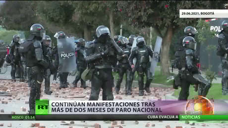 Continúan las manifestaciones en Colombia tras más de dos meses de paro nacional