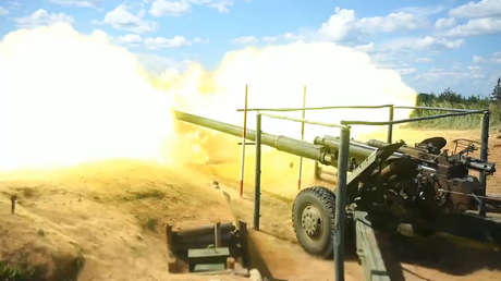 VIDEO: Los militares rusos muestran la competición entre los mejores artilleros de sus Fuerzas Armadas