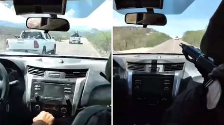 El Cártel Jalisco Nueva Generación exhibe 'narcotanques' y drones en la tierra natal de su líder (IMÁGENES)