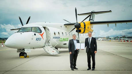 VIDEO: Alemania creará un avión comercial de pasajeros propulsado por hidrógeno
