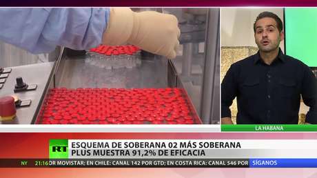 La combinación de las vacunas Soberana 02 y Soberana Plus muestra una eficacia del 91,2 %