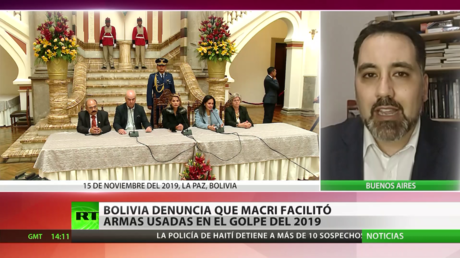 Bolivia denuncia que Macri facilitó armas para usarlas en el golpe de Estado de 2019