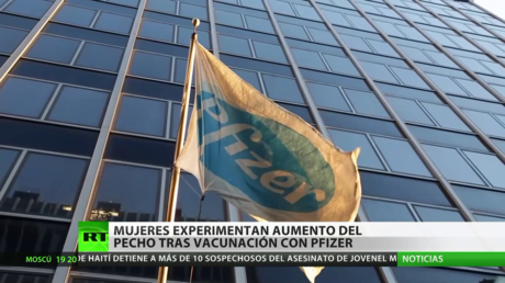 Mujeres experimentan aumento de pecho tras la vacunación con el fármaco de Pfizer