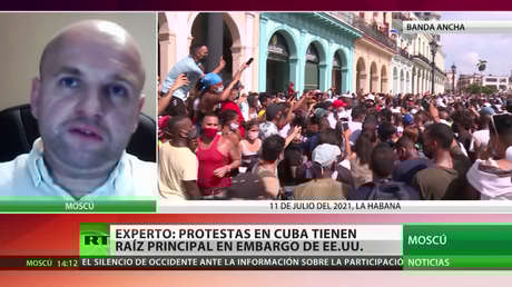 Experto: "Las sanciones estadounidenses jugaron un papel enorme en la tensión socioeconómica en Cuba"