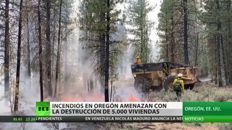 Incendios en Oregón amenazan con la destrucción de 5.000 viviendas
