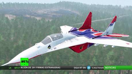 Rusia presenta un caza furtivo de 5.ª generación durante el salón MAKS 2021