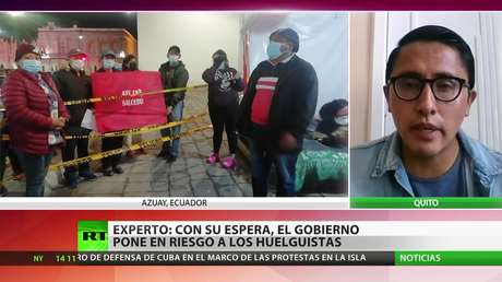 Maestros se autolesionan en protesta por la reforma educativa en Ecuador