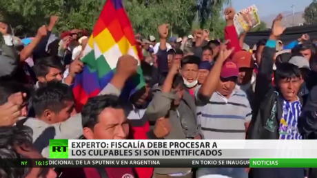 Experto: La Fiscalía boliviana debe procesar a los responsables por las masacres en Sacaba y Senkata si son identificados