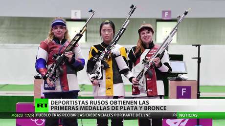 Deportistas rusos ganan las primeras medallas de plata  y bronce en los JJ.OO.