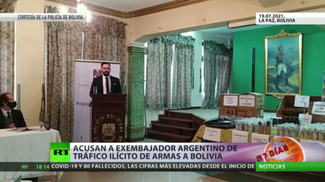Acusan a exembajador argentino de tráfico ilícito de armas a Bolivia