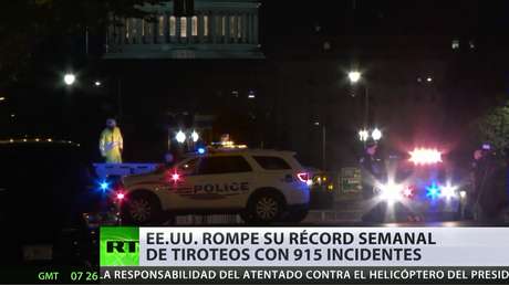EE.UU. rompe su récord semanal de tiroteos al registrar más de 900 incidentes