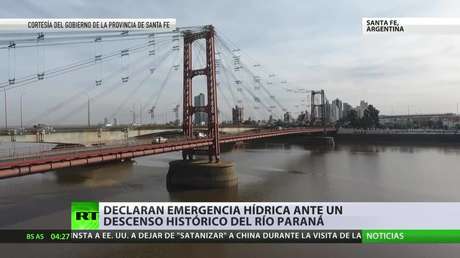 Declaran emergencia hídrica ante un descenso histórico del río Paraná