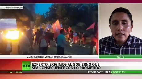 Coordinador explica las causas de la huelga de hambre de docentes en Ecuador