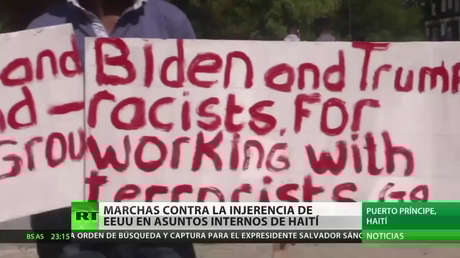 Marchas contra la injerencia de EE.UU. en asuntos internos de Haití