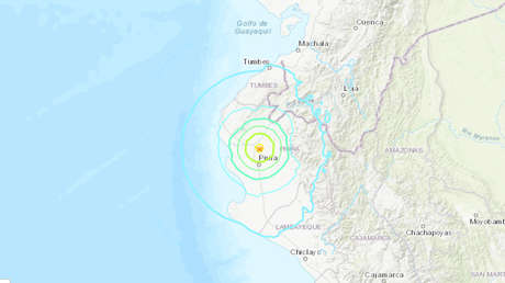 Un sismo de magnitud 6,1 se registra en la frontera entre Perú y Ecuador