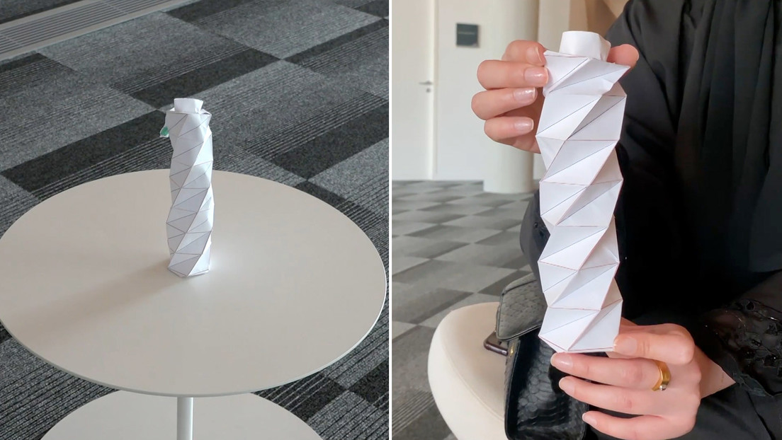 Crean una 'botella de bolsillo' con materiales que respetan el medio ambiente y ayudan a detectar las bacterias (VIDEO)