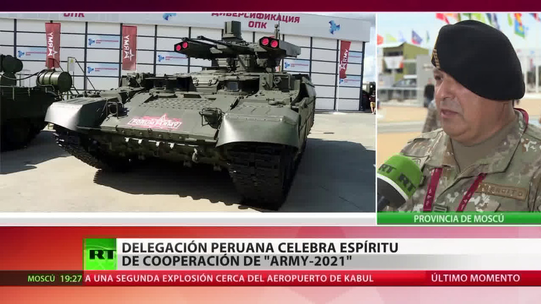 La delegación peruana celebra el espíritu de cooperación en el foro internacional Armiya 2021