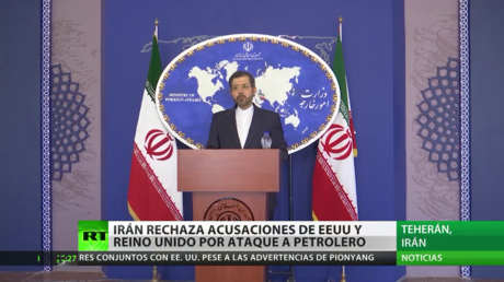 Irán rechaza las acusaciones de EE.UU., Reino Unido e Israel y niega que atacara con drones un petrolero