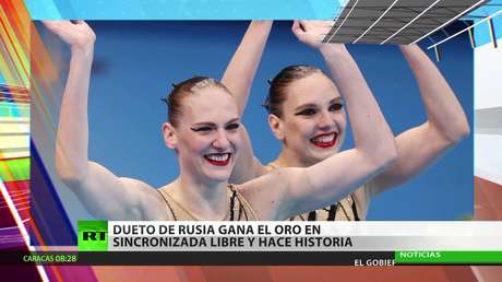 Dueto ruso de natación sincronizada gana el oro en los JJ.OO. y hace historia