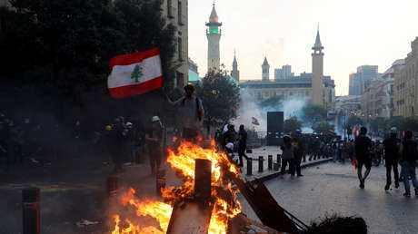 VIDEO: Beirut marca el primer aniversario de la explosión en el puerto con fuertes protestas