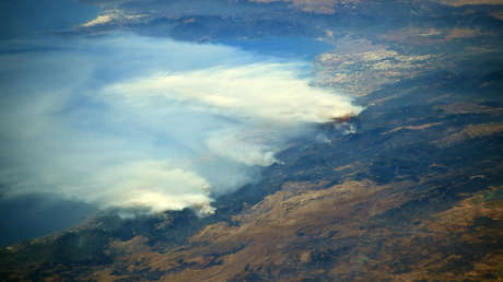 Un astronauta capta la "visión aterradora" de los incendios en Turquía desde la Estación Espacial Intenacional
