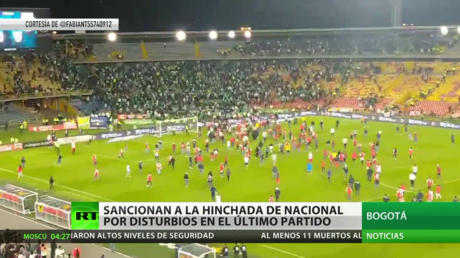 Colombia: Sancionan a la hinchada del Atlético Nacional por disturbios en el último partido