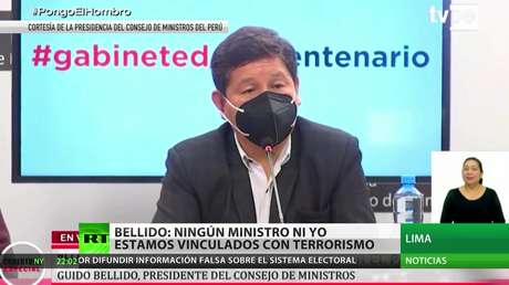 Perú: El presidente del Consejo de Ministros niega cualquier vínculo del Gabinete con el terrorismo