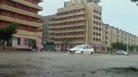 Miles de evacuados en Corea del Norte por lluvias torrenciales