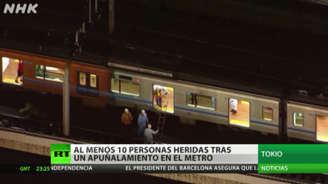 Al menos 10 heridos en un apuñalamiento dentro de un tren de corta distancia en Japón