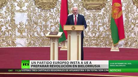 El Partido Popular Europeo insta a la UE a apoyar una revolución en Bielorrusia