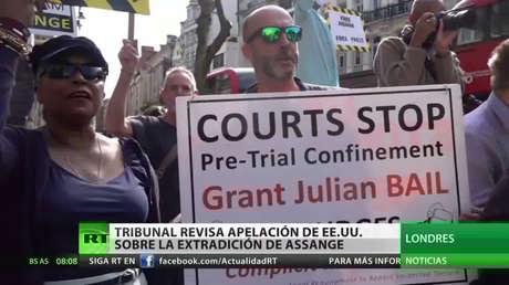 Tribunal británico revisa la apelación de EE.UU. sobre la extradición de Assange