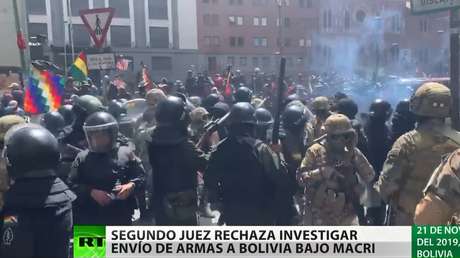 Un segundo juez argentino se niega a investigar el envío de armas hacia Bolivia durante la Administración de Macri