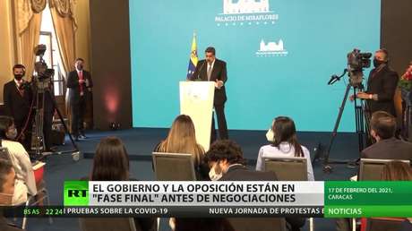 El Gobierno de Venezuela y la oposición están en "fase final" de conversaciones previas al diálogo en México