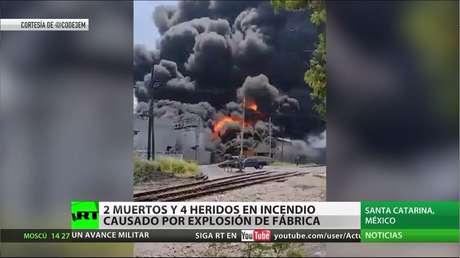 Dos muertos y 4 heridos tras explosión en una fábrica de productos químicos en México