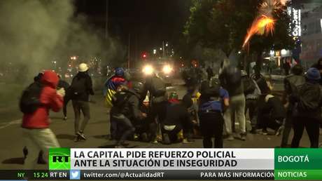 La alcadesa de Bogota pide refuerzo policial ante la situación de inseguridad que se vive en la capital colombiana