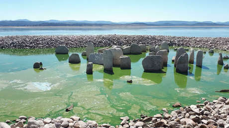 El 'Stonehenge español' oculto bajo las aguas de un embalse vuelve a aparecer en la superficie
