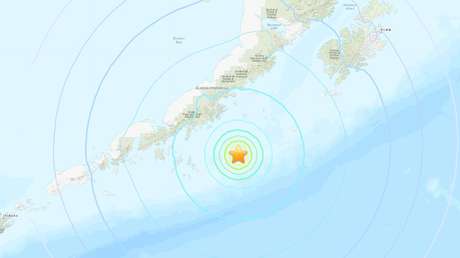 Se produce un sismo de magnitud 6,9 cerca de las costas de Alaska