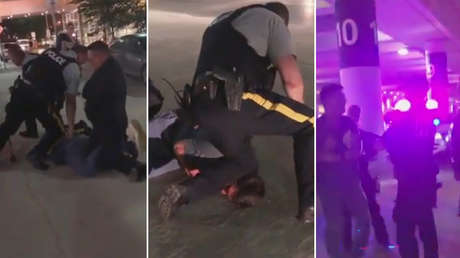 "No puedo respirar": investigan a un policía canadiense acusado de usar fuerza excesiva y presionar con su rodilla el cuello de un arrestado (VIDEO)