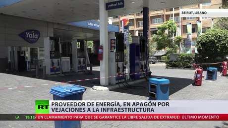 El proveedor de energía de Líbano anuncia que entró en apagón general por vandalismo en la infraestructura