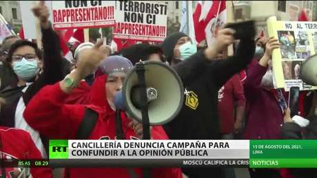Cancillería de Perú denuncia una campaña para confundir a la opinión pública