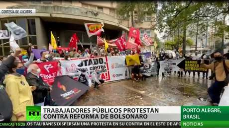 Brasil: Trabajadores públicos protestan contra la reforma de Bolsonaro