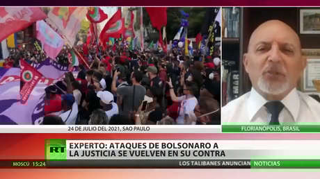 Experto: Los ataques de Jair Bolsonaro a la justicia se vuelven en su contra