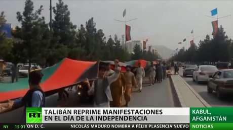 Talibanes reprimen manifestaciones en el día de independencia de Afganistán