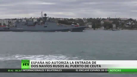 Dos buques rusos no obtienen permiso para atracar en España y lo hacen en Argelia